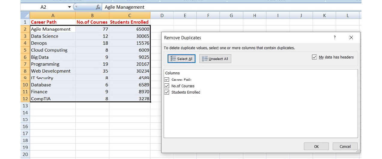 How to Master Excel for Data Science